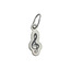 Серебряная подвеска в форме Скрипичного ключа 10040513А05